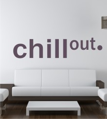 Chillout als Wandtattoo