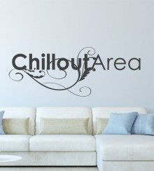 Chillout Area als Wandtattoo