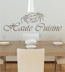 Haute Cuisine als Wandtattoo