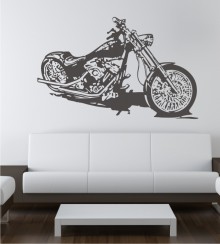 Custom Bike als Wandtattoo