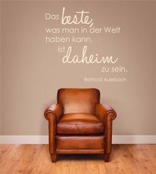 Das beste was man... als Wandtattoo