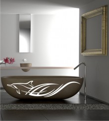 Delphin als Wandtattoo