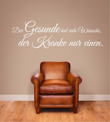 Der Gesunde...als Wandtattoo