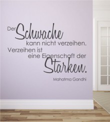 Der Schwache kann... als Wandtattoo