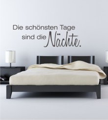 Die schönsten Tage... als Wandtattoo