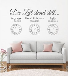 Die Zeit stand still