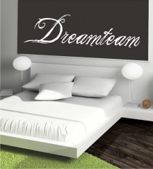 Dreamteam als Wandtattoo
