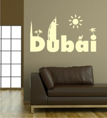 Dubai als Wandtattoo