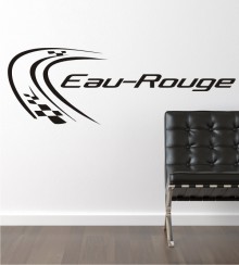 Eau Rouge als Wandtattoo