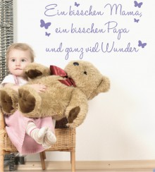 Ein bisschen Mama...  als Wandtattoo
