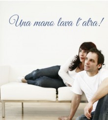 una mano... als Wandtattoo