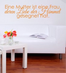 Eine Mutter... als Wandtattoo