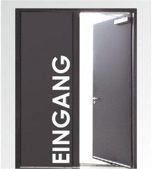 Eingang als Wandtattoo