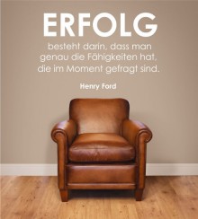 Erfolg besteht darin... als Wandtattoo