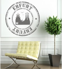 Stempel von Erfurt als stylisches Wandtattoo