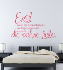 Erst wenn die... als Wandtattoo