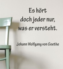 Es hört doch... als Wandtattoo