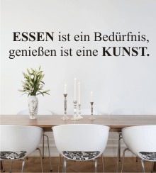 Essen ist ein Bedürfnis