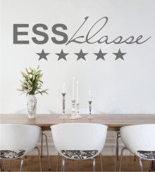 Essklasse als Wandtattoo