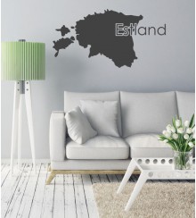 Estland als Wandtattoo