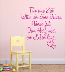 Für eine Zeit.. als Wandtattoo