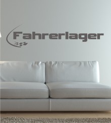 Fahrerlager als Wandtattoo
