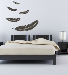 Federn als Wandtattoo