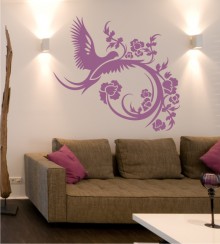 Vogelgeäst als Wandtattoo