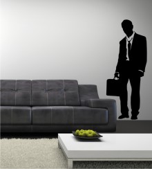Businessman als Wandtattoo