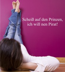 Scheiß auf den Prinzen ... als Wandtattoo