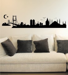Türkei - Istanbul Wandaufkleber als Skyline für Ihre Wand