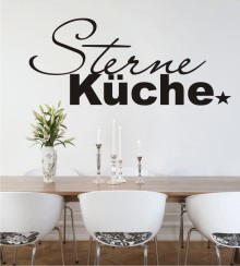 Sterne Küche als Wandtattoo