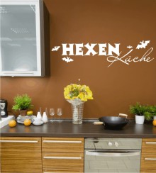Hexen Küche als Wandtattoo