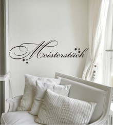 Meisterstück als Wandtattoo