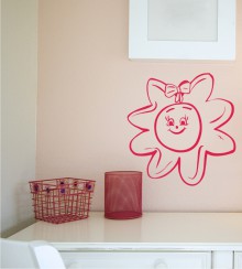 Blümchen als Wandtattoo