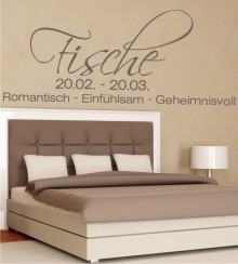 Fische + Eigenschaften als Wandtattoo