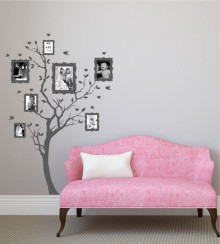 Fotobaum als Wandtattoo