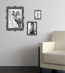 Vintage Fotorahmen als Wandtattoo