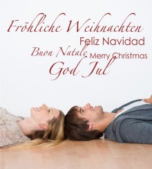 Fröhliche Weihnachten 2 als Wandtattoo