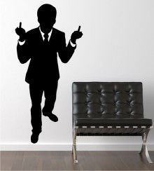 Fuck You als Wandtattoo