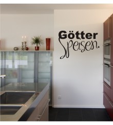 Götterspeisen als Wandtattoo