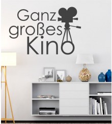 Ganz Großes Kino als Wandtattoo