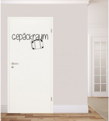 Gepäckraum als Wandtattoo