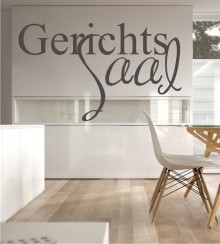Gerichtssaal als Wandtattoo