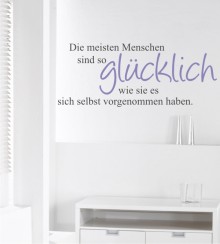 Die meisten... als Wandtattoo