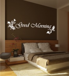 Good Morning als Wandtattoo