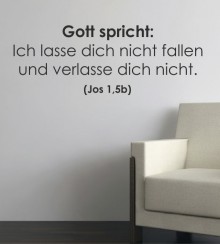 Gott spricht... als Wandtattoo
