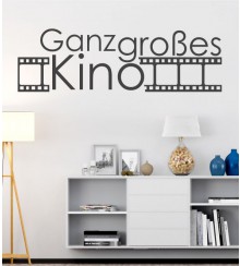 Ganz großes Kino mit Film als Wandtattoo