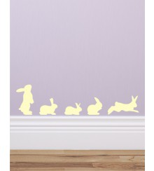 Hasen als Wandtattoo