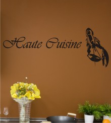 Haute Cuisine 2 als Wandtattoo 